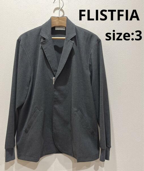 【美品】 フリストフィア FLISTFIA テーラードジャケット グレー 日本製