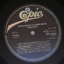 良盤屋◆LP◆蘭 輸入盤 スタンリー・クラーク・バンド　The Stanley Clarke Band/Find Out!/1985◆Synth-pop◆J-2592_画像9