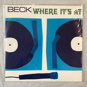 ■1996年 UK盤 オリジナル 新品シールド Beck - Where It's At 12”EP GFST 22156 Geffen Records / Bong Load Custom Records