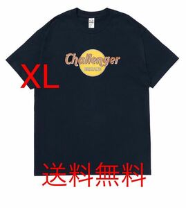 紺XL 即決 国内正規新品 22AW CHALLENGER MUD LOGO TEE NAVY HARDROCK CAFE チャレンジャー マッドロゴ Tシャツ ハードロック カフェ