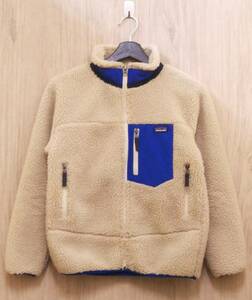 patagonia/パタゴニア/アウター/ボアフリース フルジップジャケット/Ks CLASSIC RETRO-X JACKET 65625FA17/オフホワイト/KIDS Lサイズ(12)