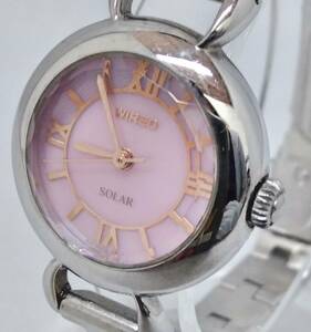 SEIKO WIRED Seiko Wired женский аналог часы кварц наручные часы розовый серебряный V111-0BL0
