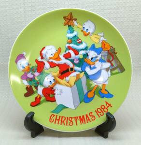 THE DISNEY COLLECTION ディズニーコレクション Christmas 1984 ドナルドダック 50th Birthday 5970/20000 誕生記念プレート 皿 クリスマス