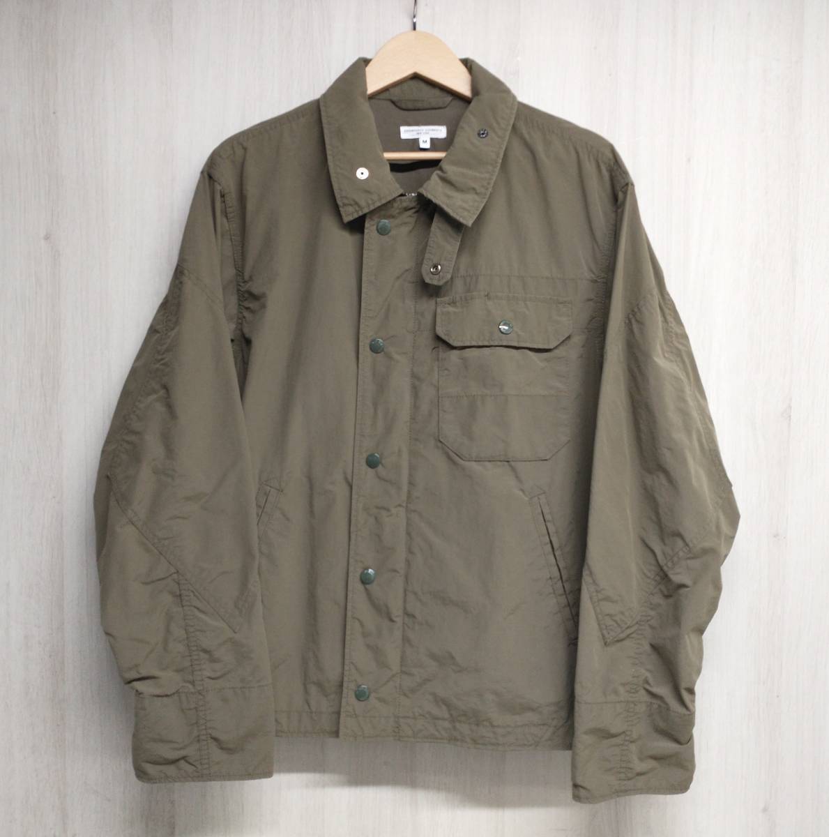ENGINEERED GARMENTS エンジニアードガーメンツ ジップジャケット ブルゾン コットン ナイロン カーキ アメリカ製 ネペンテス 店舗受取可