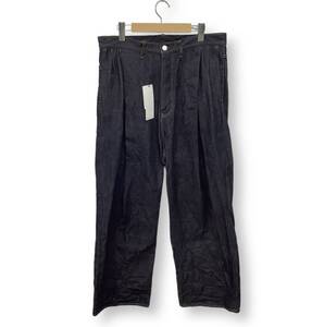 【タグ付き】SUBLATIONS 2TUCK WIDE DENIM PANTS -ENTASIS- .003 サブレーションズ 2タックワイドデニムパンツ 3 IDG S031404