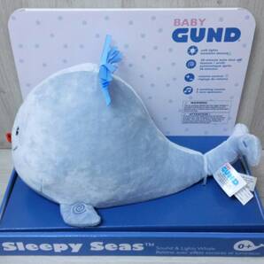 GUND ガンド サウンド＆ライト 電動くじら赤ちゃん 睡眠 未使用の画像1