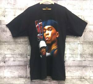 50CENT 50セント バンドT 半袖Tシャツ ラップ ヒップホップ サイズXL ブラック 黒色