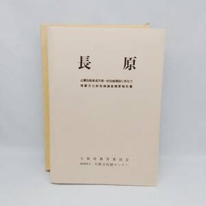 長原　近畿自動車道天理〜吹田線建設に伴う埋蔵文化財発掘調査概要報告書