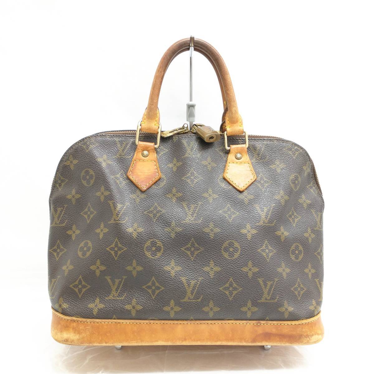 LOUIS VUITTON ルイ ヴィトン モノグラム アルマ ハンドバッグ パドロック 店舗受取可