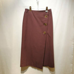 19ss VERMEIL par iena Wrap Skirt 36 RED ヴェルメイユパーイエナ ラップスカート 店舗受取可