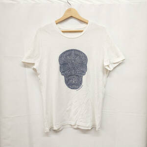 Alexander McQueen Alexander McQueen Skull embroidery T-shirt S white store receipt possible 