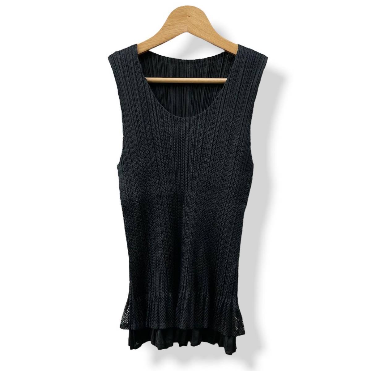 冬の華 PLEATS PLEASE メッシュレイヤードタンクトップ 4650 - 通販