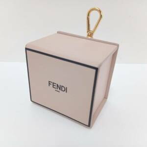 FENDI box type key charm back charm Fendi pink 