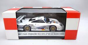 starter REF T169 : ポルシェ 911 GT1 No25 LE MANS 1997 1/43スケール