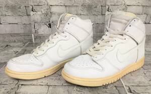 ジャンク 観賞用 NIKE DUNK HIGH 05年製 ナイキ ダンクハイ スニーカー ホワイト サイズ26.0cm