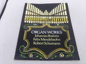 Dover 楽譜 「ブラームス メンデルソン シューマン オルガンワークス」 organ works Brahms Schumann Mendelssohn