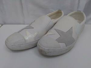 CONVERSE ALL STAR COUPE TRIOSTAR SLIP-ON コンバース クップトリオスター スリッポン 26.5cm 32169340 ホワイト 白 星 スター