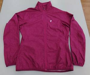 peak performance/pi-k Performance outdoor nylon jacket lady's M size purple pattern 