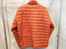 09年製 Patagonia 84673F9 DOWN SWEATER JACKET パタゴニア ダウン ジャケット オレンジ Lサイズ 店舗受取可_画像2