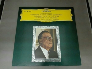 LP盤　レコード　モーツァルト　交響曲第35番ハフナー　交響曲第32番ト長調K,318 交響曲第38番プラーハ