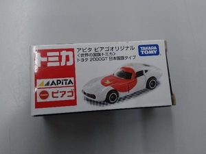 世界の国旗トミカ トヨタ 2000GT 日本国旗タイプ アピタ ピアゴオリジナル