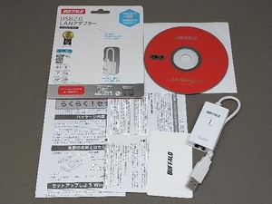 【ジャンク】 BUFFALO USB 2.0 LANアダプター