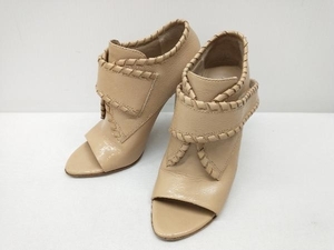 ALEXANDER WANG sandals high heel open tu enamel leather lady's approximately 23.0cm Size36 beige 