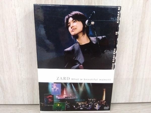 DVD What a beautiful moment ZARD 坂井泉水