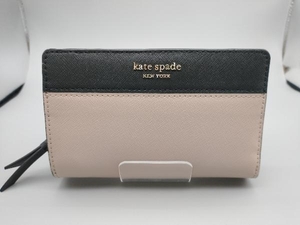 Kate Spade WLRU5441 A1008 12／19 財布　バイカラー　カード入れ8枚　レディース　フォーマル　カジュアル