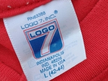 古着 80s S.F.49ers Logo7社製 レッド USA製 半袖Tシャツ L 店舗受取可_画像5