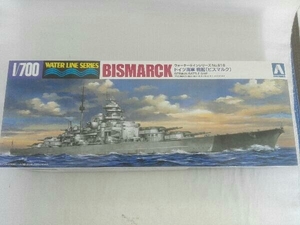 プラモデル /アオシマ ドイツ海軍 戦艦 ビスマルク 1/700 ウォーターライン No:618