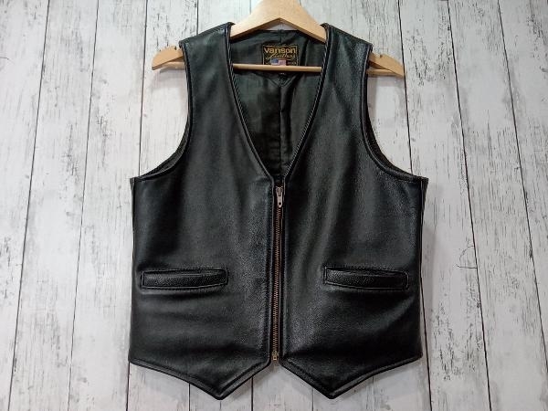 vanson レザーベスト 36インチ ジップ 【オープニングセール】 www