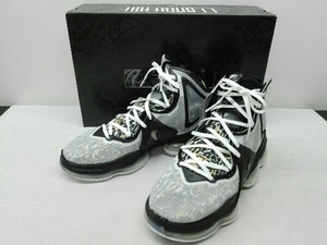 【美品】 NIKE LEBRON XIX CZ0203-100 スニーカー メンズ 27.0cm US9 UK8 EUR42.5 BR40.5 WHITE/METALLIC GOLD-BLACK 箱あり 黒タグ付き