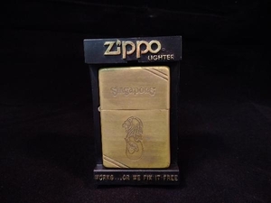 ZIPPO SINGAPORE　マーライオン　フラットトップ　1993年製