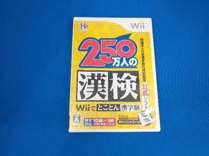 Wii 財団法人日本漢字能力検定協会公式ソフト 250万人の漢検~Wiiでとことん漢字脳~