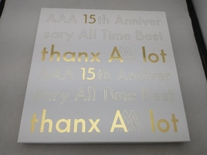 特典CD無し。 AAA CD AAA 15th Anniversary All Time Best -thanx AAA lot-(初回生産限定盤)