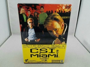 【帯付き】DVD CSI:マイアミ SEASON4 コンプリートDVD BOX-1　デヴィッド・カルーソ　エミリー・プロクター　アダム・ロドリゲス