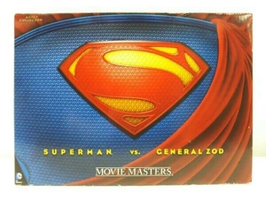  figure beautiful goods unused goods MOVIE MASTERS MAN OF STEEL SUPERMAN vs. GENERAL ZOD Superman figure unused goods . outer box damage equipped 