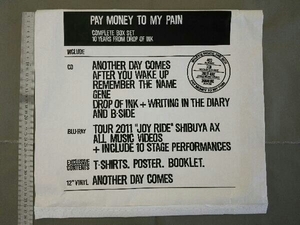 Pay money To my Pain CD Pay money To my Pain-S-(2Blu-ray Disc+LP+Tシャツ[Sサイズ]付)