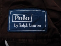 RALPH LAUREN / ラルフローレン テーラードジャケット ブラウン イタリア製 サイズ38S/A6 表地麻 L31SB04 88267P2SC POLO 2 SPORT COAT_画像4