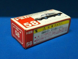 トミカ No.58 日産 セドリック パトロールカー 赤箱 ロゴ赤字 中国製
