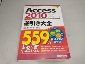 Access 2010逆引き大全559の極意 松谷澪