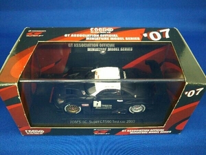 EBBRO 1/43 SUPER GT 500 TOM'S SC TEST CAR 2007 No.1 BLACK