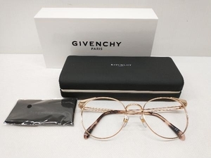 【フレームのみ】GIVENCHY GV0096 53-20 145 アイウェア メタルフレーム フルリム レディース ゴールド イタリア製 箱 ケース クロスあり