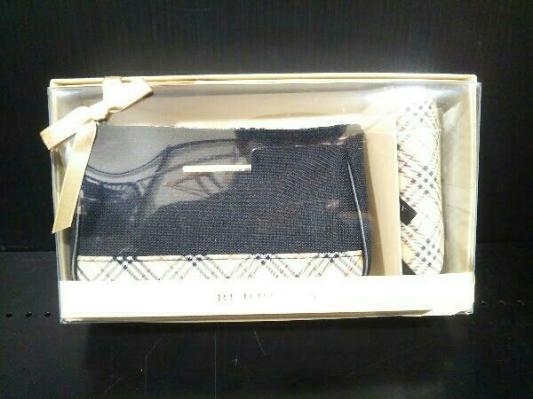 BURBERRYバーバリー ☆ ポーチ ハンカチ セット スカーフ 新品 訳あり