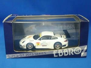 EBBRO 1/43 SUPER GT300 Okayama Test ENDLESS TAISAN PORSCHE 2013 No.0 WHITE