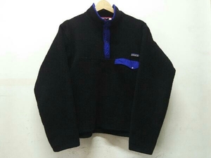 【ヴィンテージ 80's】patagonia Synchilla Snap-T Pullover フリースプルオーバー メンズ Mサイズ ブラック