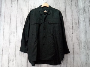 【タグ付き】ATON エイトン Linen Weather リネンシャツ 長袖シャツ 麻100% ビッグシルエット ブラック レディース 01 店舗受取可