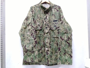 U.S.NAVY Working Uniform Type3 ゴアテックスパーカー フィールドジャケット メンズ XLサイズ カーキ デジタル迷彩柄