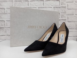 JIMMY CHOO ジミー・チュー パンプス ハイヒール スウェード レディース 22cm ブラック 店舗受取可